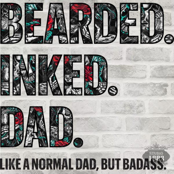 T432-Bearded Inked Dad