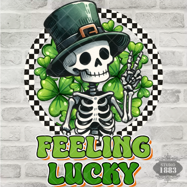 T462-Feeling Lucky skelly