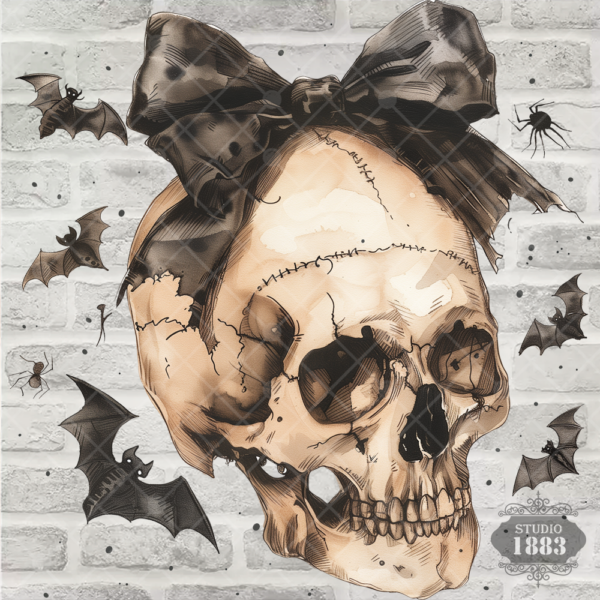 T481-Halloween Skull