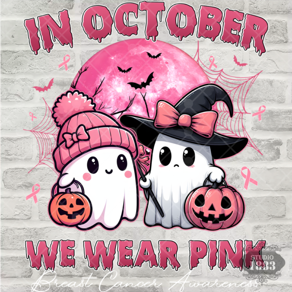 T542-Pink Oct Ghosties