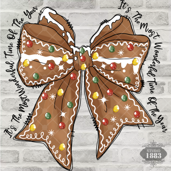 T549-Gingerbread bow