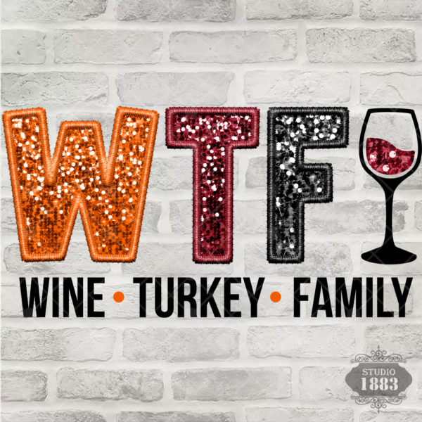 T555-WineTurkeyFamily