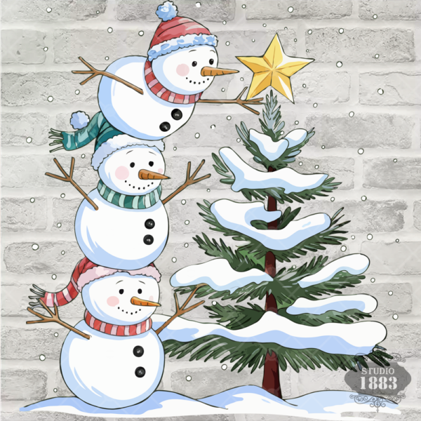 T574-silly snowmen