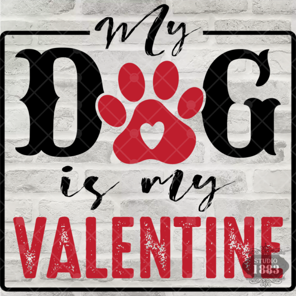 T597-My Dog Is My Valentine