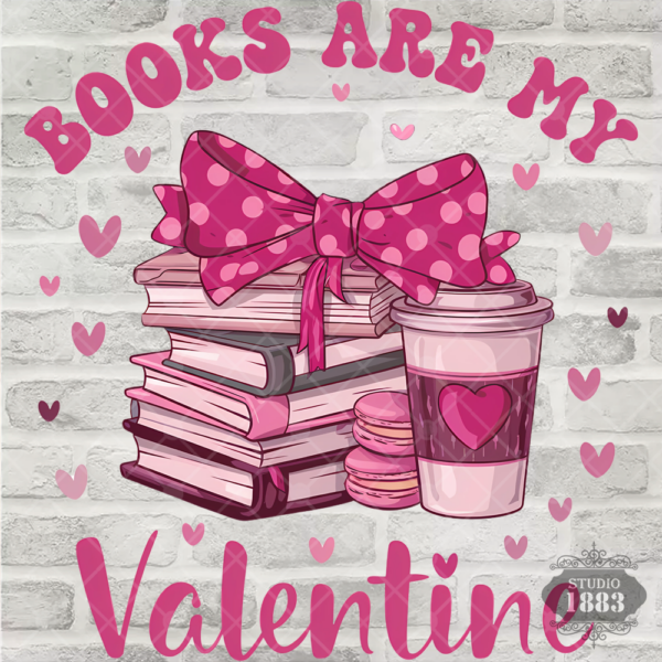 T599-Books are My Valentine