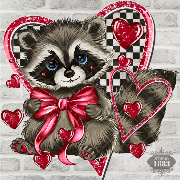 T603-Raccoon Heart