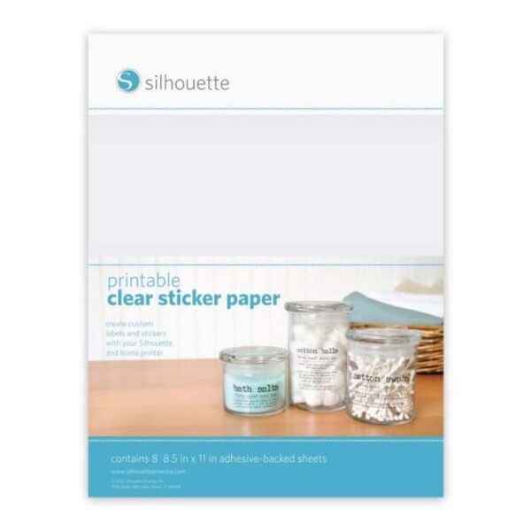 Silhouette Sticker Sheets - Clear